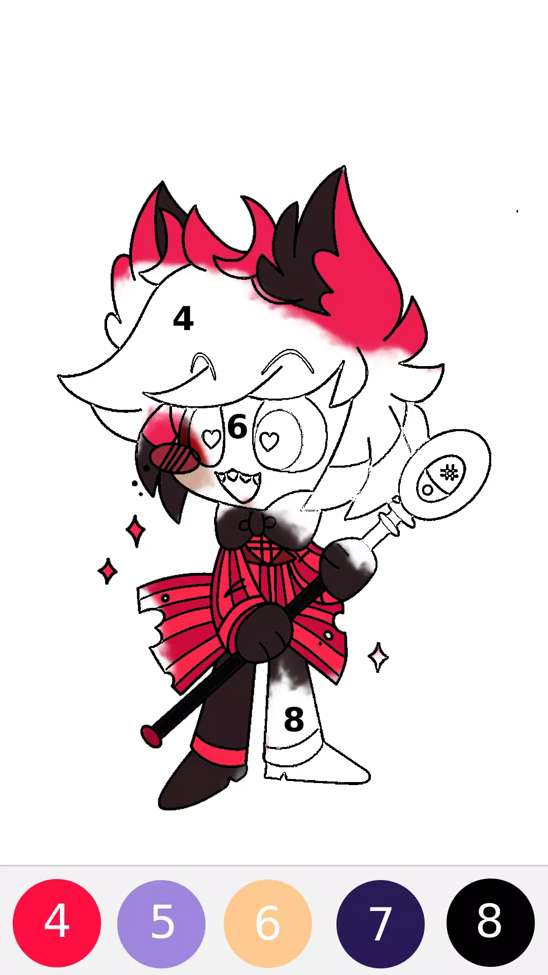 Alastor Hotel Coloring Скриншот 1