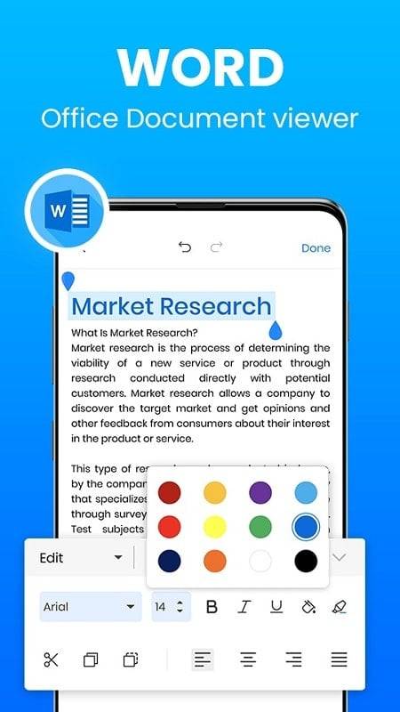 Docx Reader - PDF, XLSX, PPTX应用截图第3张