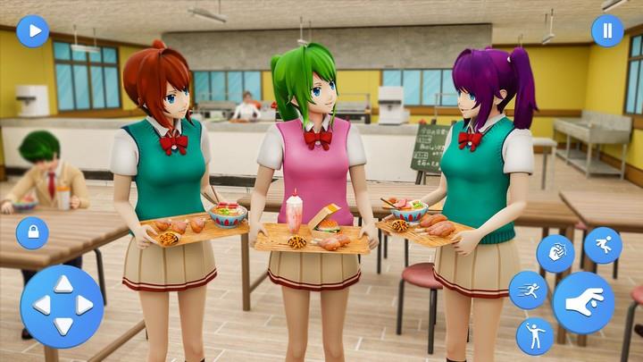 Anime Highschool Girl Life Sim应用截图第3张