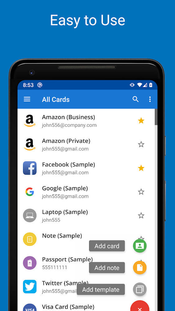 SafeInCloud Pro Mod Ekran Görüntüsü 3