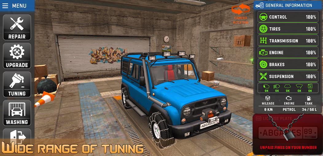 Russian Car Driver UAZ HUNTER Mod應用截圖第3張