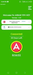 Akbar Vpn Net Zrzut ekranu 1