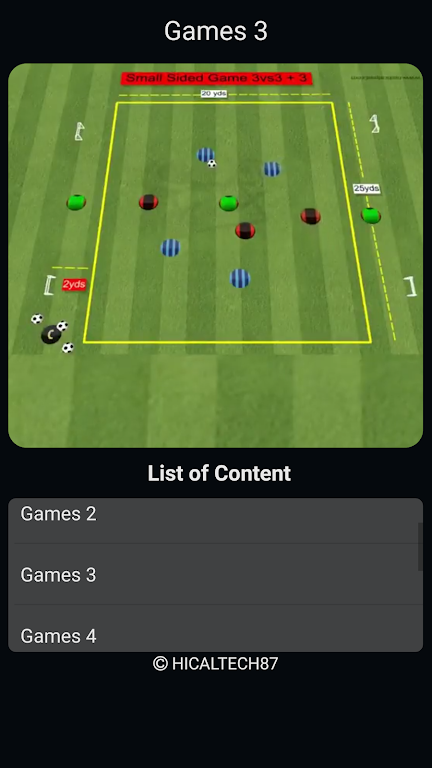 Schermata Football Small Sided Games 4