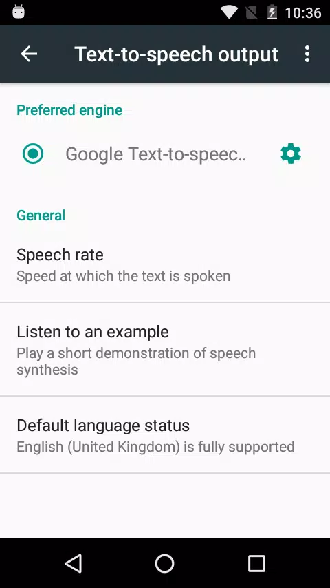 Speech Recognition & Synthesis Captura de pantalla 1
