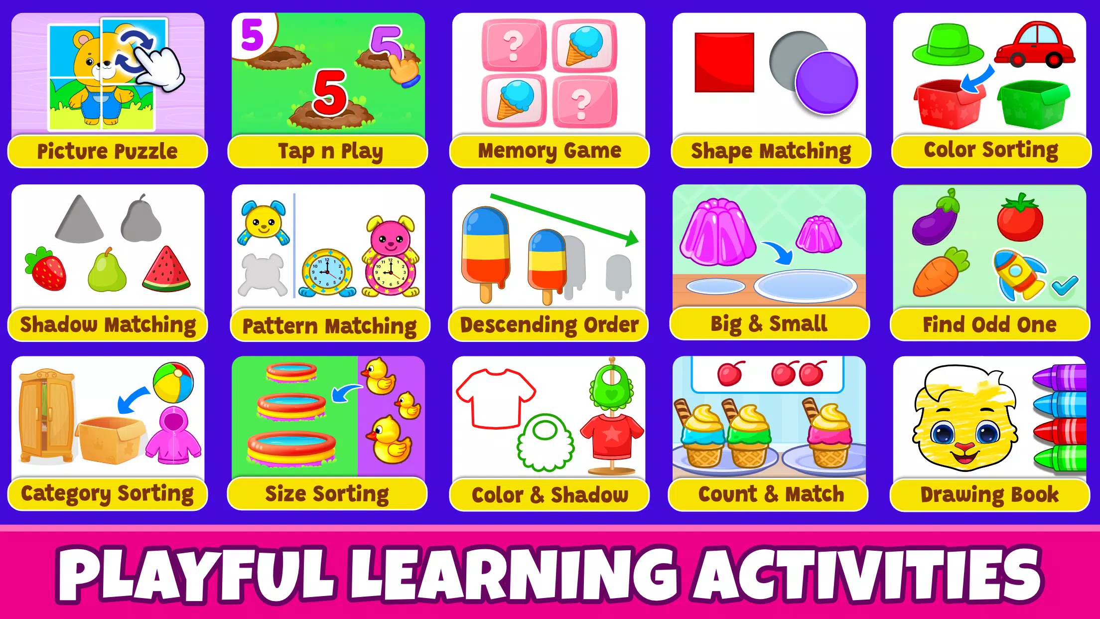 Kids Toddler & Preschool Games Скриншот 2
