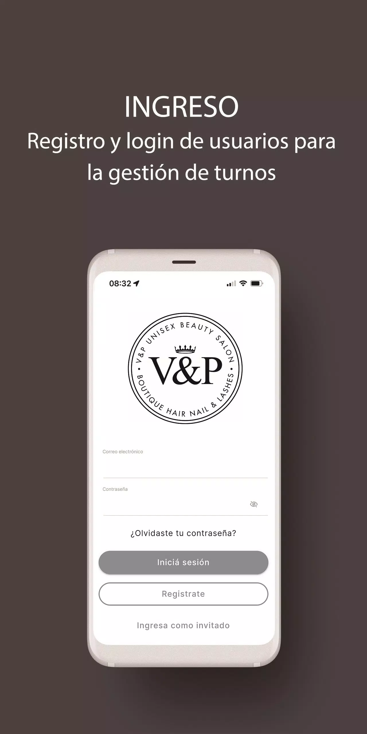 V&P Beauty Salon Turnos Captura de pantalla 1