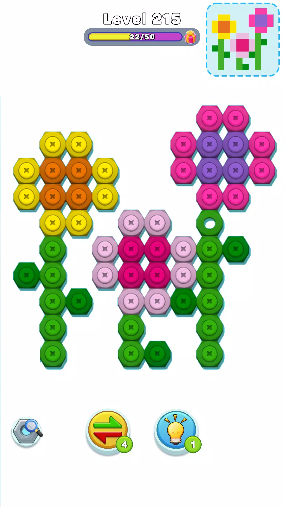 Nut n Bolt Sort: Color Puzzle ภาพหน้าจอ 4