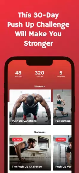30 Day Push Up Challenge Ảnh chụp màn hình 2