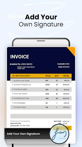 Invoice Maker and Generator Скриншот 4