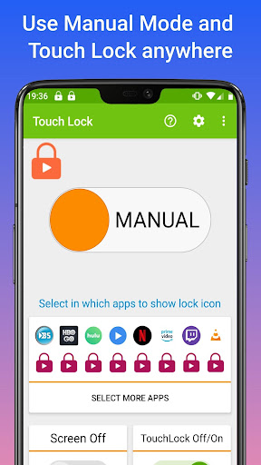 Touch Lock Screen lock Ảnh chụp màn hình 1