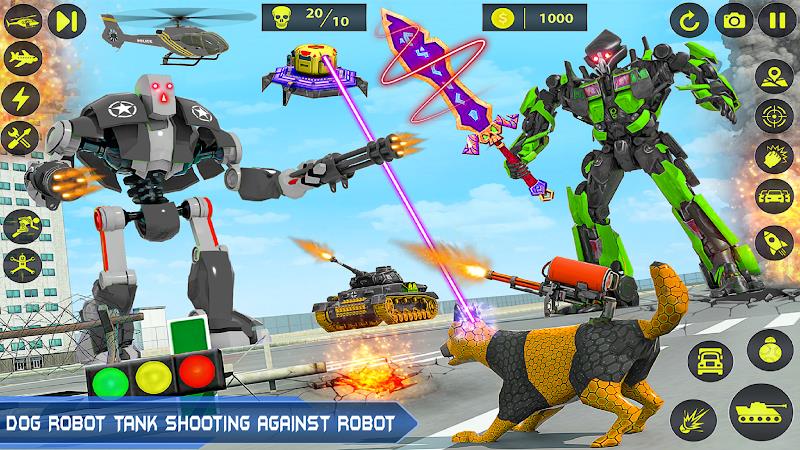 Army Tank Robot Car Games:應用截圖第1張