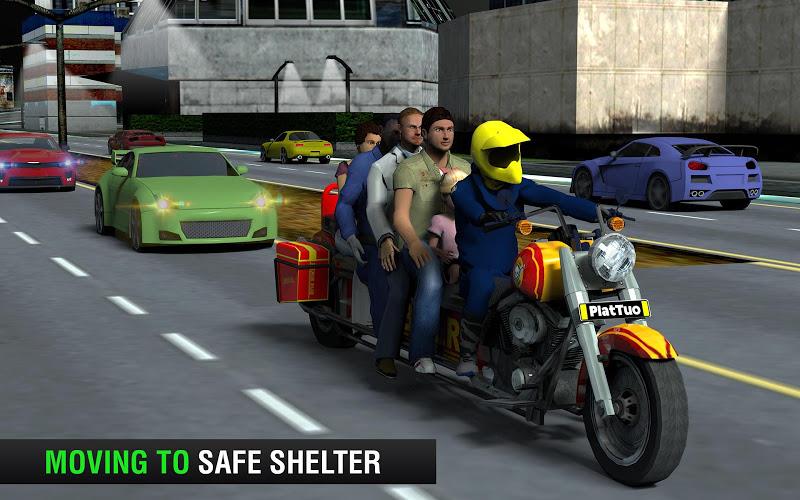 Bus Bike Taxi Bike Games স্ক্রিনশট 2
