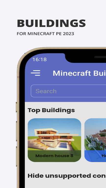 Houses for Minecraft Buildings Tangkapan skrin 3