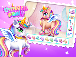 Unicorn Dress up Girls Game Tangkapan skrin 1