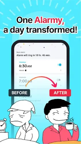 Alarmy - Alarm Clock & Sleep ဖန်သားပြင်ဓာတ်ပုံ 1