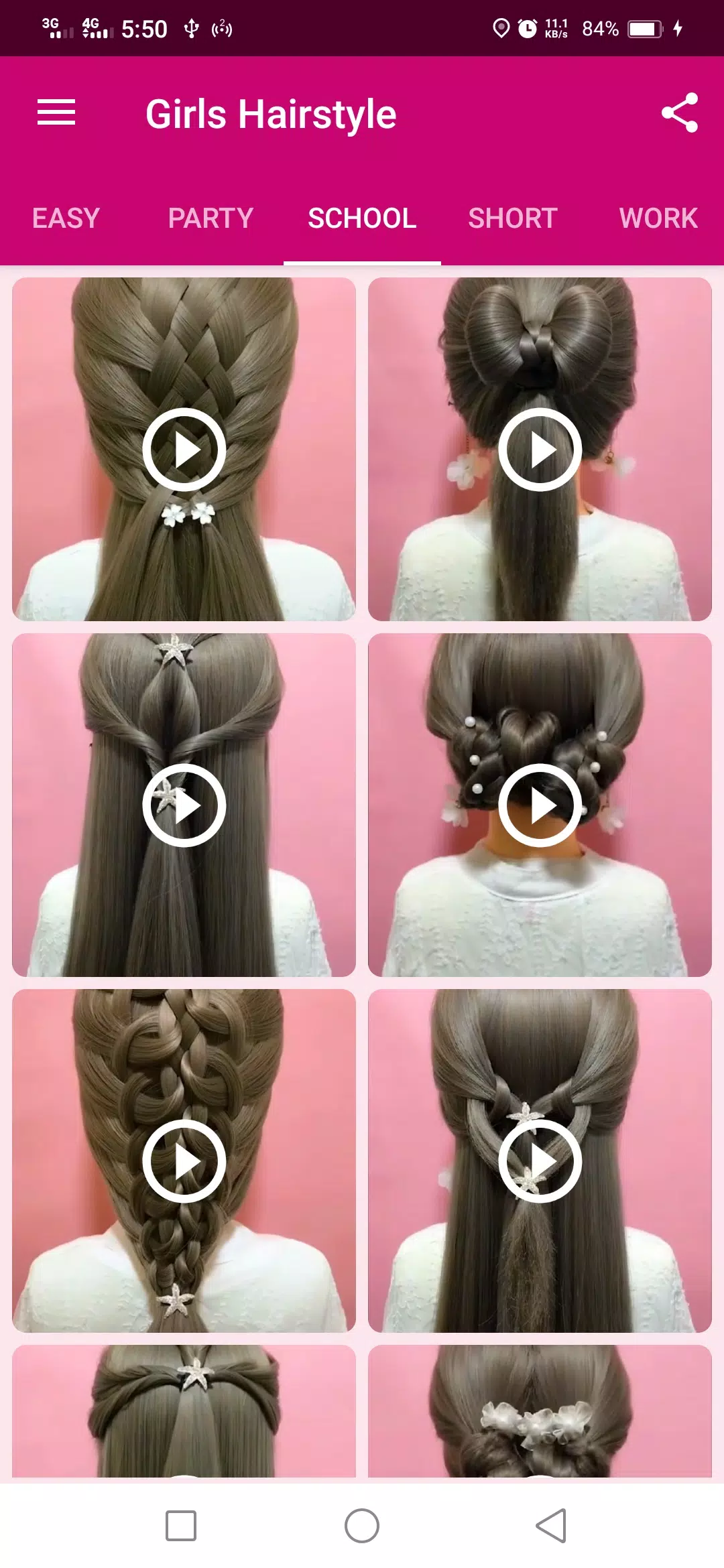 Girls Hairstyle应用截图第3张