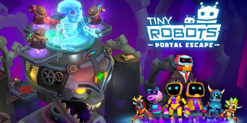 Android和iOS手机游戏“ Tiny Robots：Portal Escape”推出了