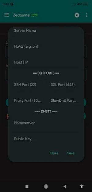 Zedtunnel VPN Zrzut ekranu 1