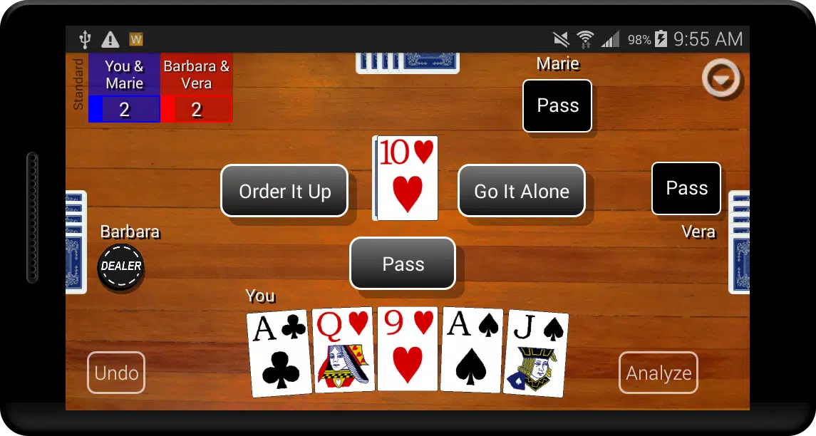 Euchre Card Classic Screenshot 1
