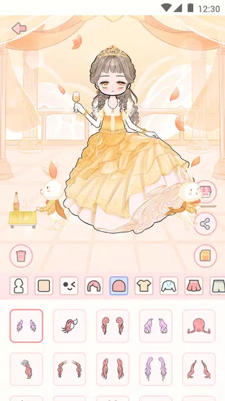 Cute live star:dress up avatar Tangkapan skrin 3