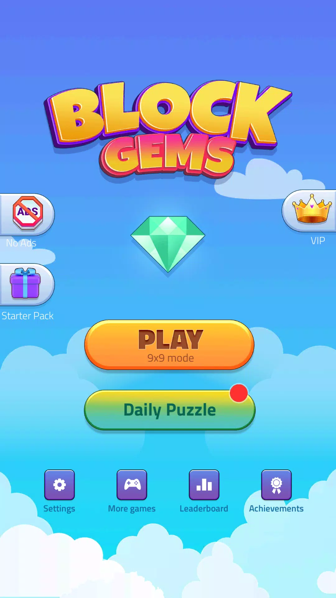 Block Puzzle - Gems Adventure Скриншот 1