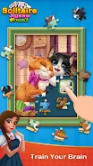 Solitaire Jigsaw Puzzle स्क्रीनशॉट 1