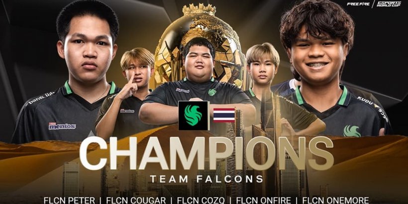Mga ESPORTS Kinoronahan: Ang Team Falcons Claims Free Fire World Cup Gold