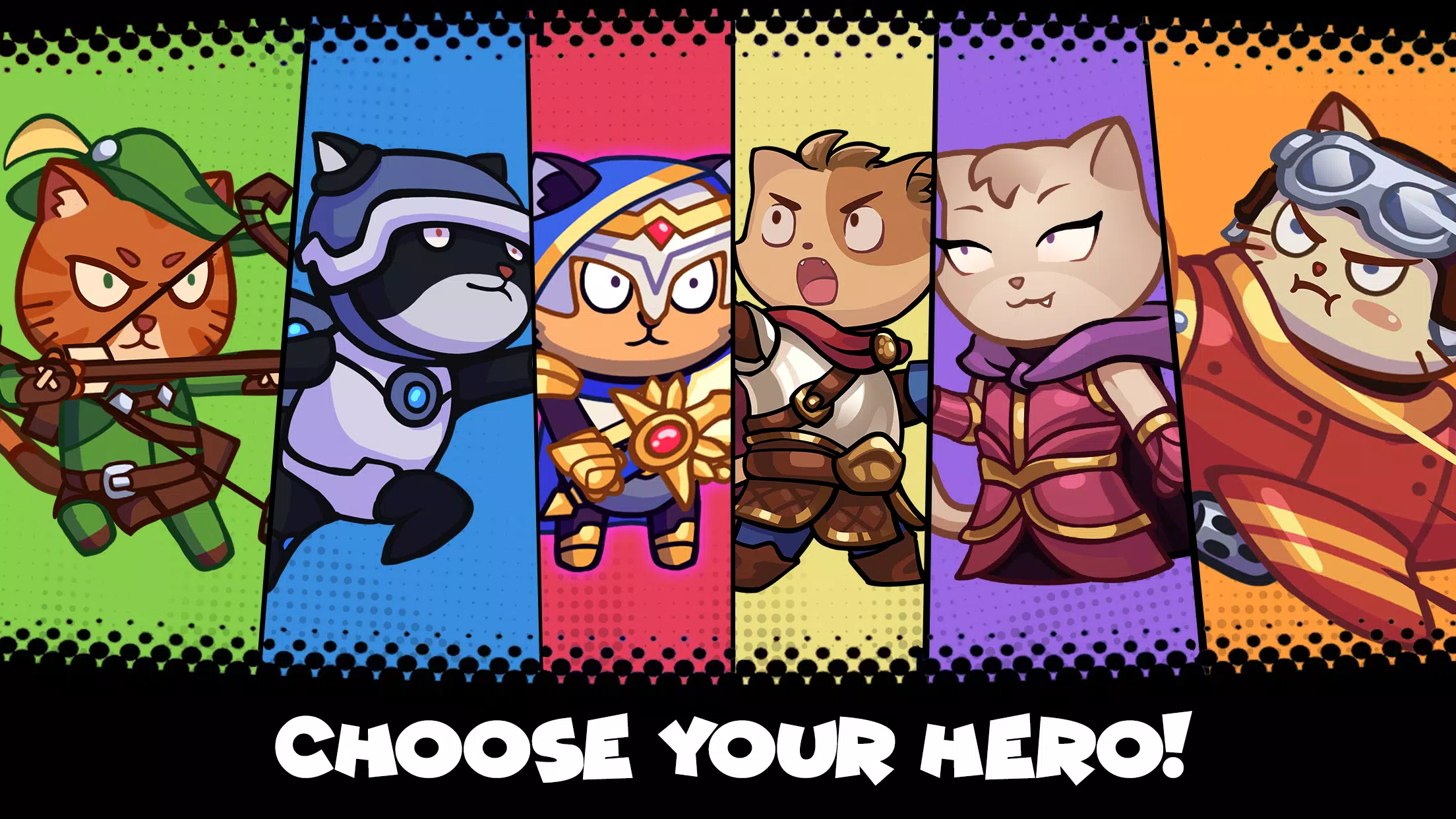 Cat Hero: Idle RPG War Captura de pantalla 3