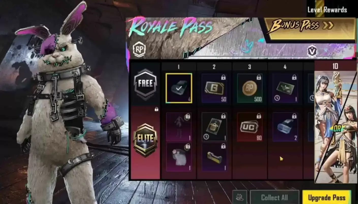PUBG移動A12 Royale Pass：洩漏揭示了新的皮膚