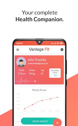 Vantage Fit 스크린샷 2