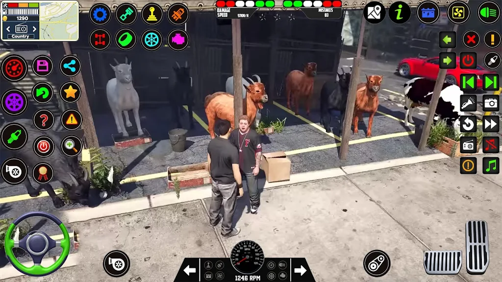 Cargo Animal Truck Driving 3D স্ক্রিনশট 4