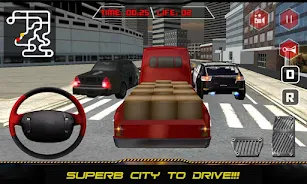 US Driver Transport Truck Game स्क्रीनशॉट 4