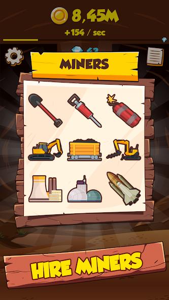 Idle Miner Clicker: Tap Tycoon Mod Tangkapan skrin 3