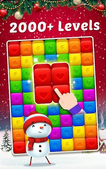 Toy Cubes Pop - Match 3 Game Mod Ảnh chụp màn hình 1