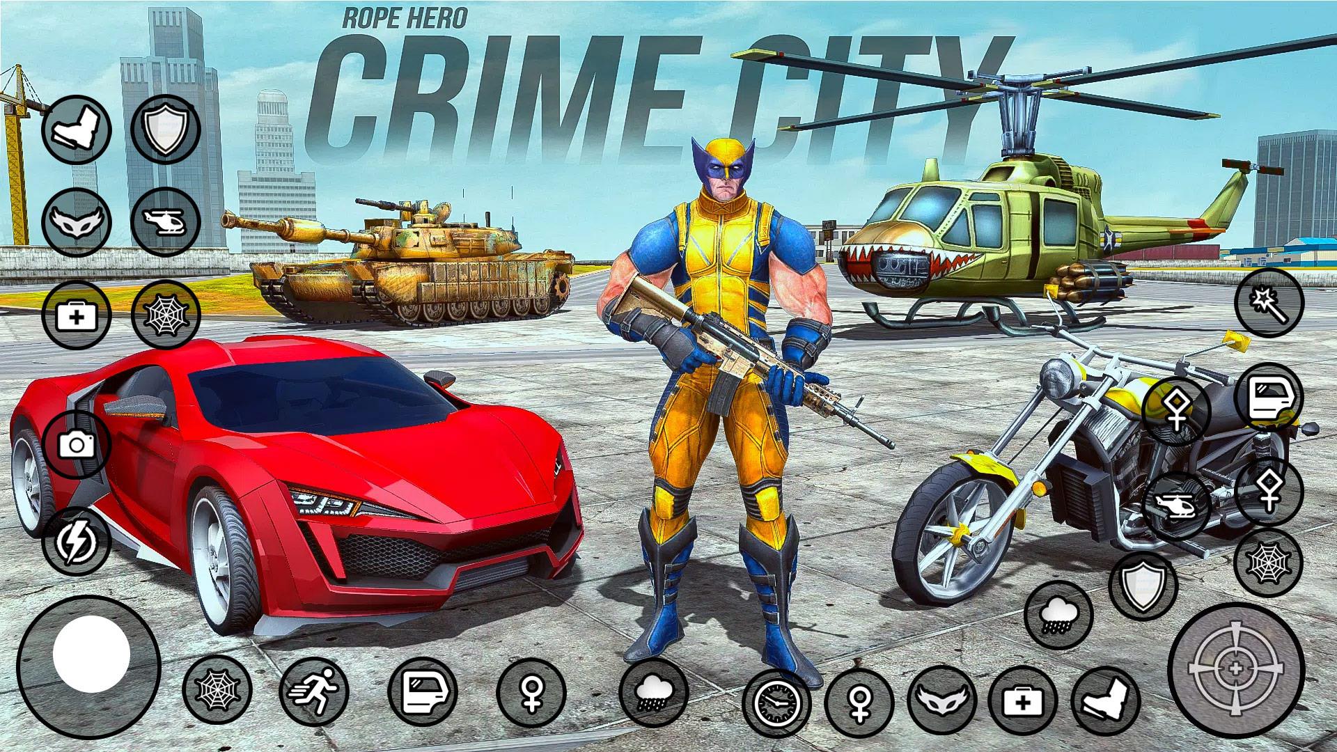 Multi Rope Hero Super Town 4 Скриншот 1