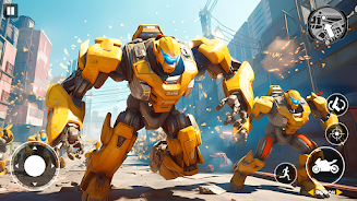Real Robot Bike Transform Game Ảnh chụp màn hình 4