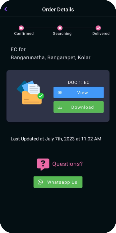 Landeed: EC, Patta, 7/12, RTC ภาพหน้าจอ 4