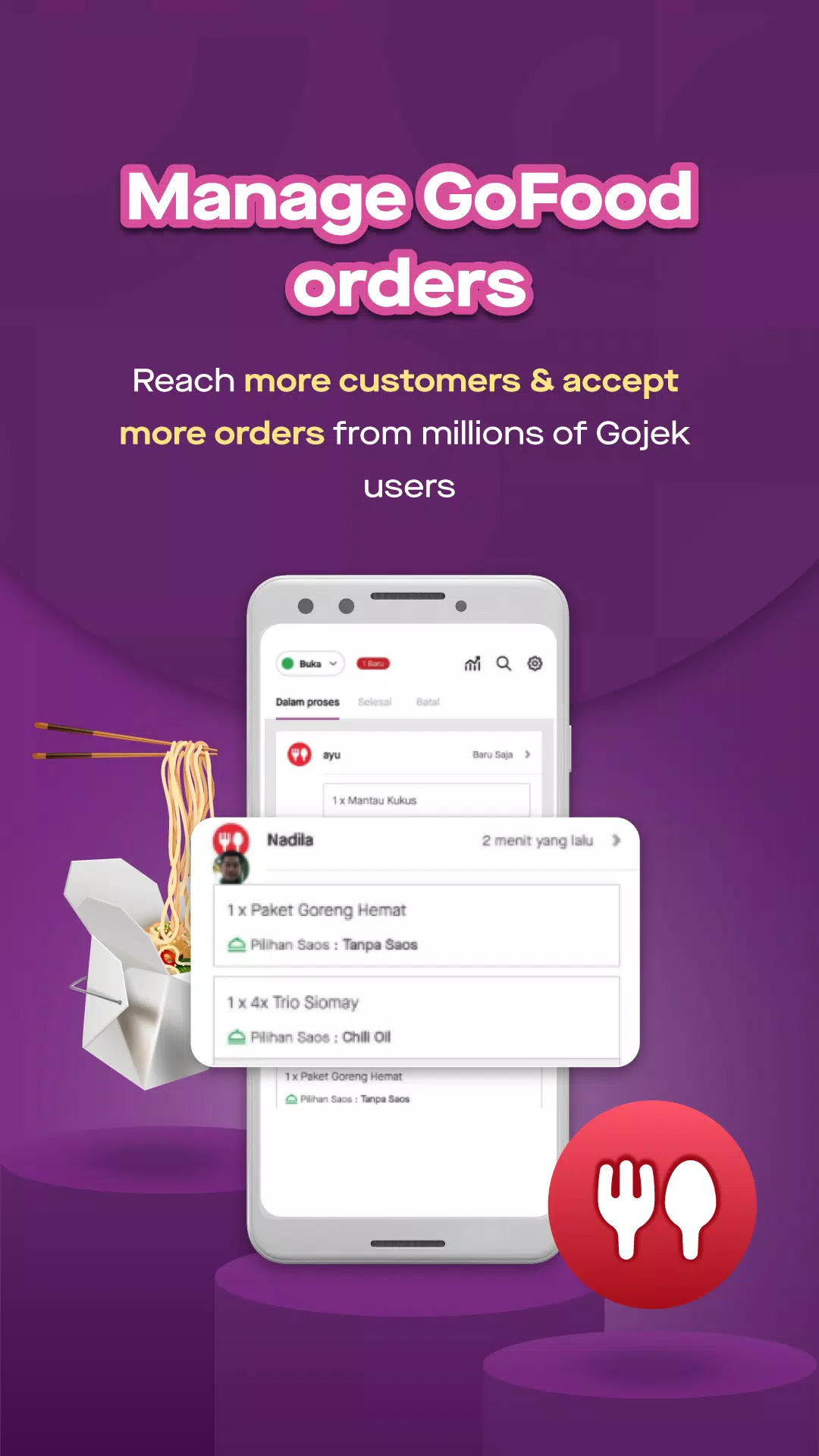 GoBiz - GoFood Merchant App Скриншот 3