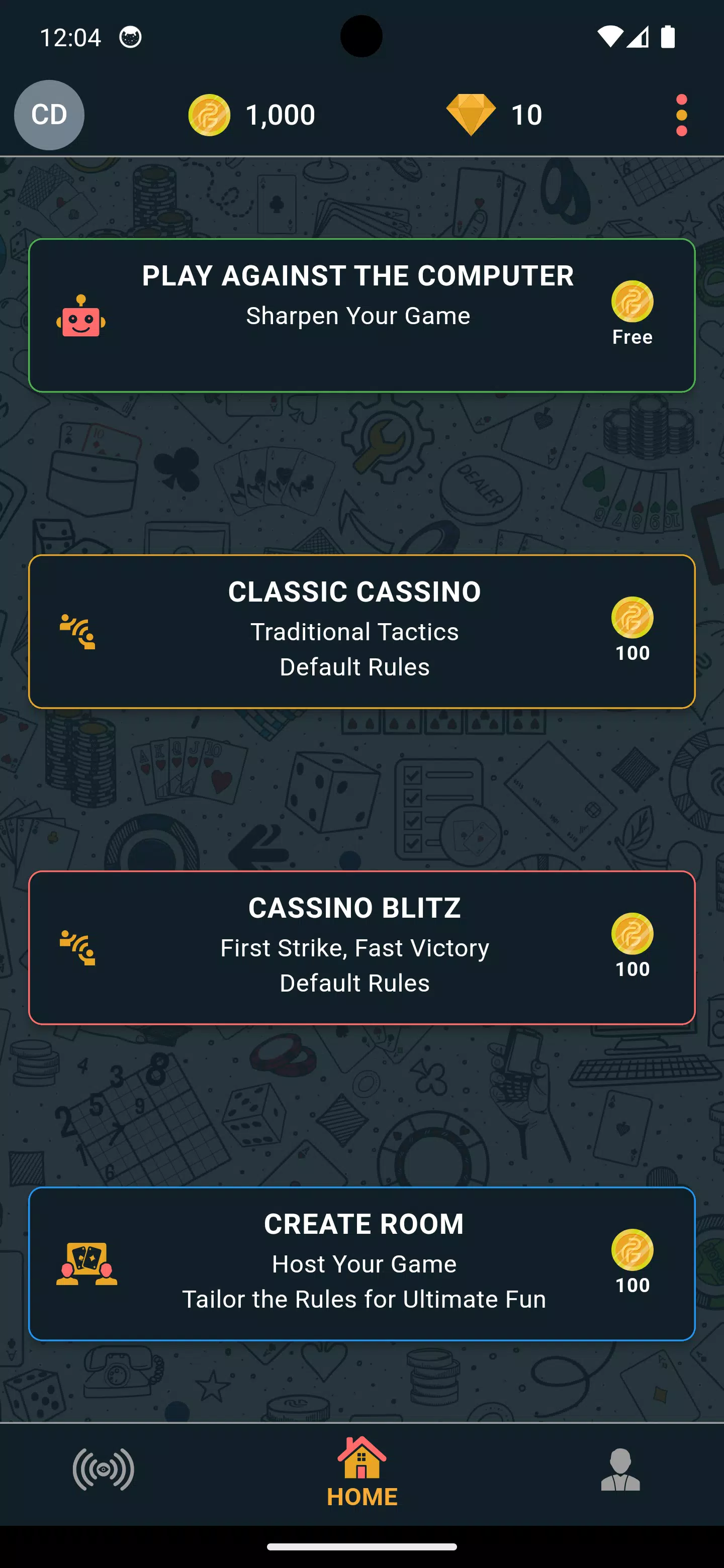 Pocket Cassino Скриншот 4
