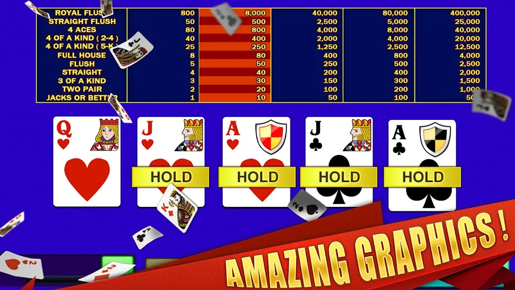 All American & Double Bonus - VIDEO POKER Captura de tela 4