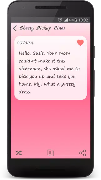 Cheesy Pick Up Lines Ảnh chụp màn hình 3