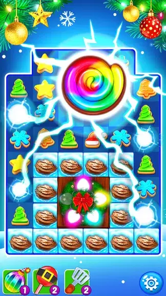 Christmas Cookie: Match 3 Game Скриншот 2