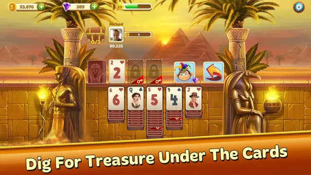 Solitaire Treasure Hunt Скриншот 3