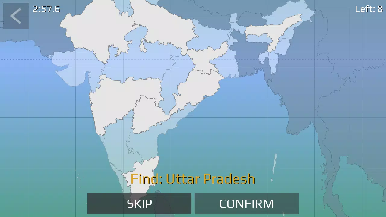 India Map Quiz Captura de tela 4