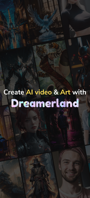 Dreamerland AI Art Generator Скриншот 3