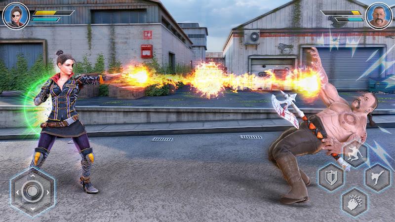 Fighting games: Karate Kung Fu Tangkapan skrin 2