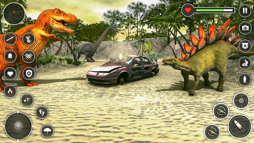 Dinosaur Hunter 3D Game Tangkapan skrin 1
