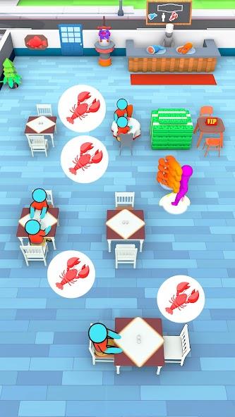 Idle Burger Shop: Cafe Tycoon Mod スクリーンショット 3