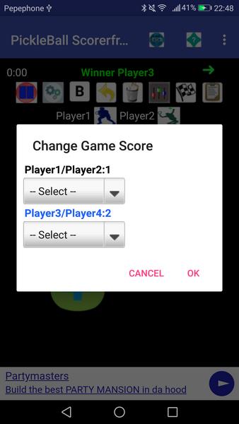 PickleBall Scorer plus online Radio, play music/vi應用截圖第1張