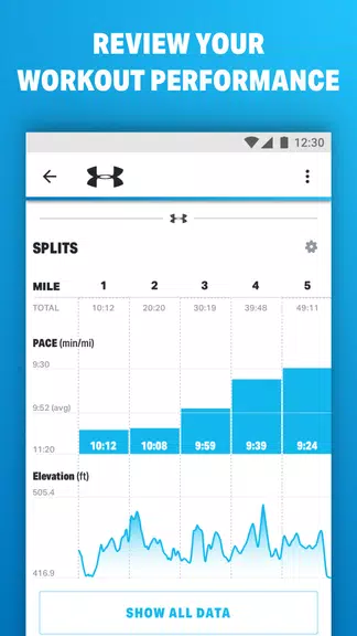 MapMyRun을 사용해서 달리기 스크린샷 2